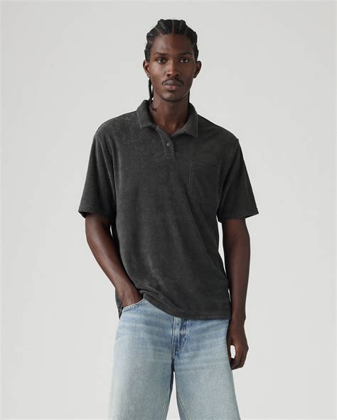 Terry Pocket Polo - Sort | Levi's® DK