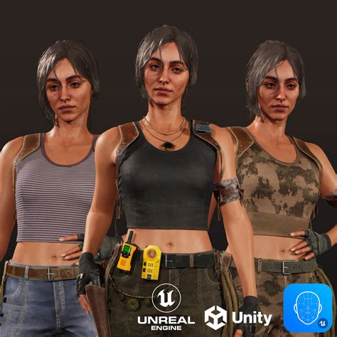 ArtStation - Adventure Character Eva - Adventure Characters Pack 1