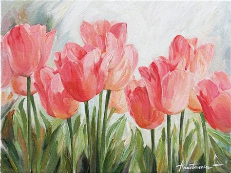 Tulip Flower Painting