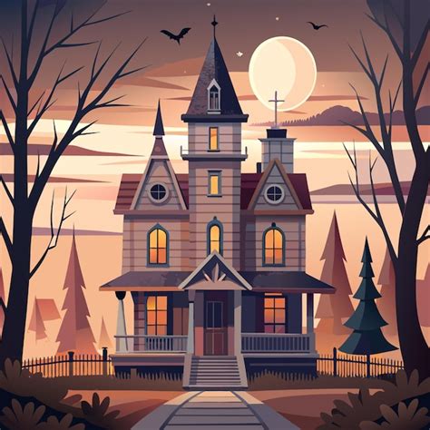 Page 3 | Gothic Mansion Scene Vectors & Illustrations for Free Download