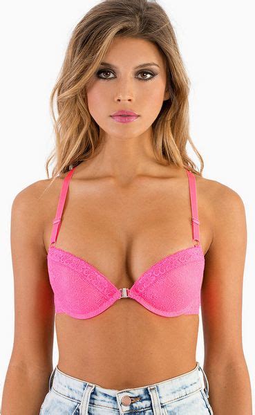 Tobi Sasha Push Up Bra in Pink (Neon Pink) | Lyst
