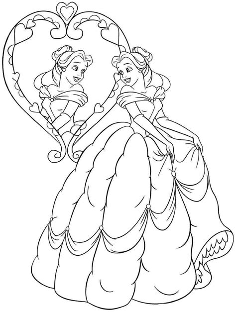 Belle Coloring Pages – Printable Coloring Pages. FREE