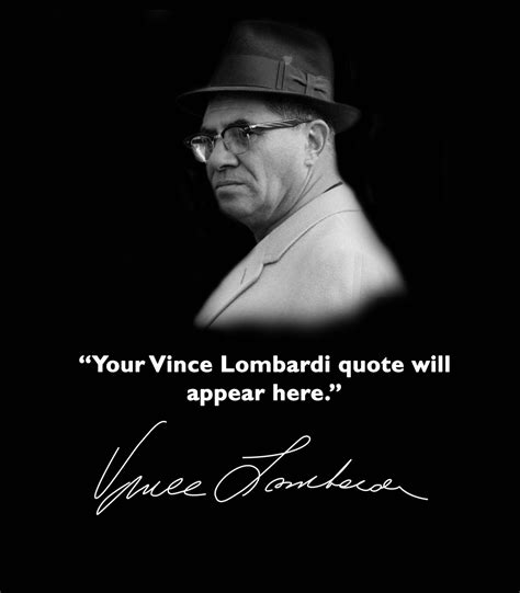 Vince Lombardi Quotes Poster. QuotesGram