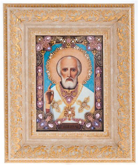 Икона "Николай Угодник" (живопись) - [арт.125-78], цена: 130000 рублей ...