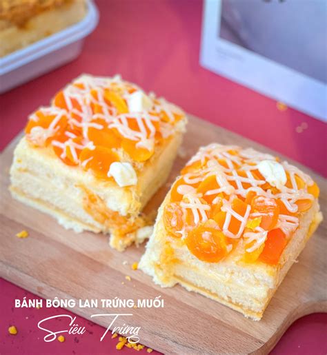 Bánh Bông Lan Trứng Muối SAPO BAKERY Siêu Trứng – Hương Vị Ngon Quên L