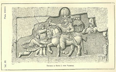 Triumph of Shapur over Valerian. Sassanid | Persian empire map, Persian ...