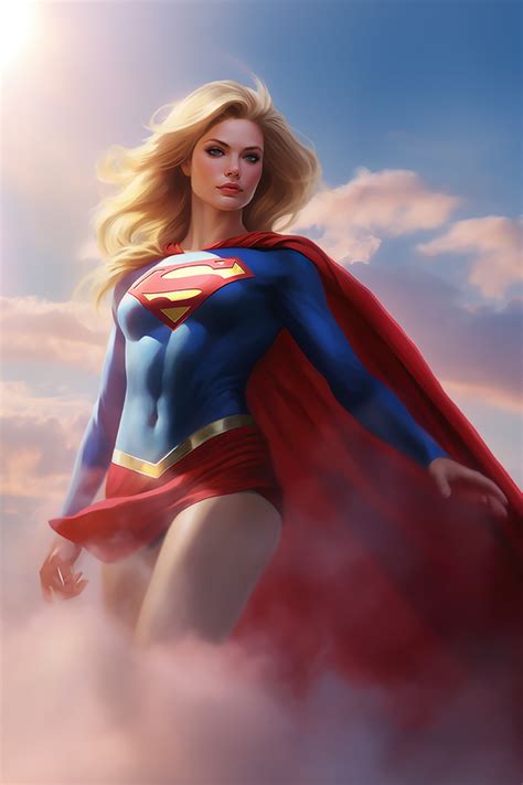 640x960 Supergirl Flying High iPhone 4, iPhone 4S ,HD 4k Wallpapers ...