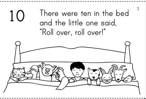 L@s peques bilingües del Juan de Mena: TEN IN THE BED I