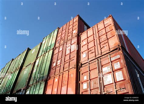 containers  dock stock photo alamy