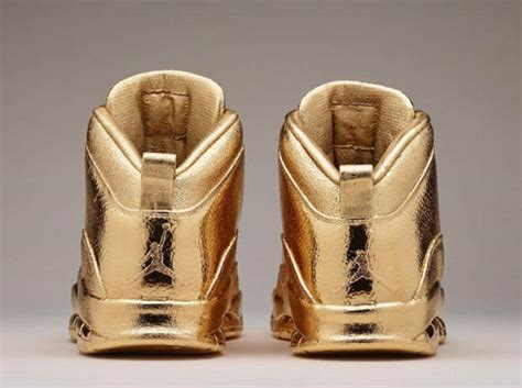 Solid Gold Ovo X Air Jordan - Closer Look At Drake's Solid Gold Air Jordan 10 OVO - Air Jordans ...