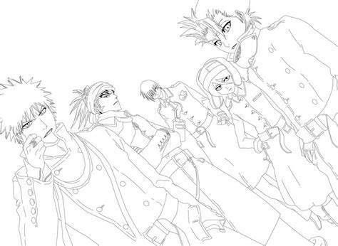 Bleach On The Snow Lineart by Stephadri94 on DeviantArt