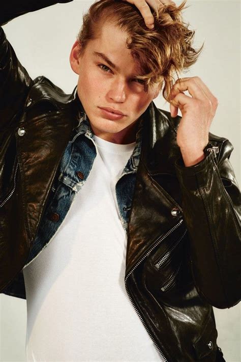 Jordan Barrett is Bold in Leather for i-D Editorial | Jordan barrett ...