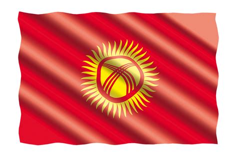 Флаг киргизии рисунок - 85 фото