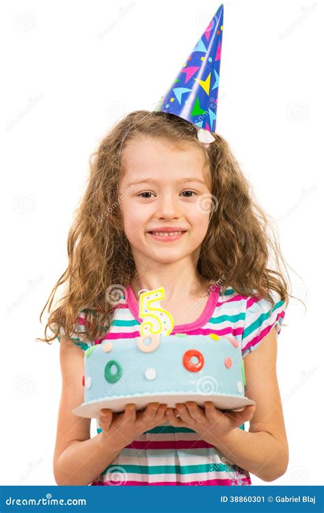 fille de joyeux anniversaire image stock image du bonheur heureux