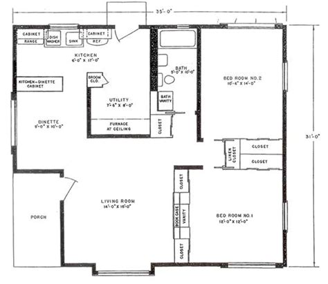 Lustron Homes Floor Plans | plougonver.com