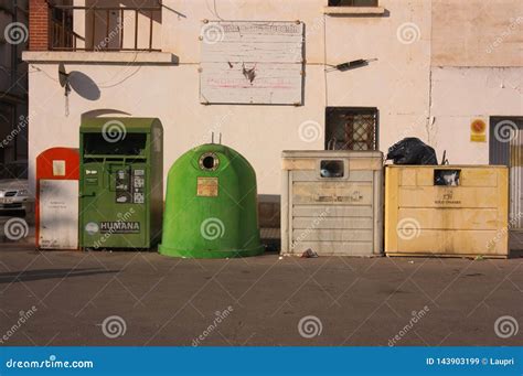 Group Of Containers For Different Types Of Garbage Editorial Photo ...