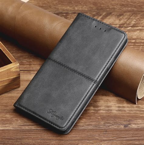 Чехол-книжка MyPads Cuciture Eleganti для OnePlus 7 Pro из эко-кожи с ...