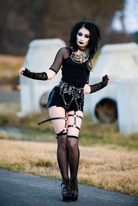 TheBlackMetalBarbie. #gothicfashion, | Goth model, Gothic fashion women