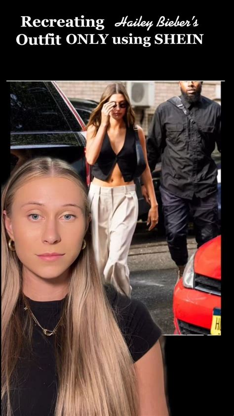Recreating Hailey’s outfit ONLY using SHEIN ️‍🔥 Outfit Inspiration in ...