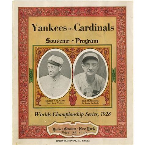 1928 World Series Program (New York)