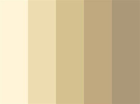 Coffee and Cream Color Palette
