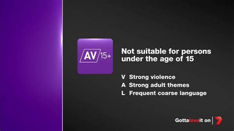 av classification warning  youtube