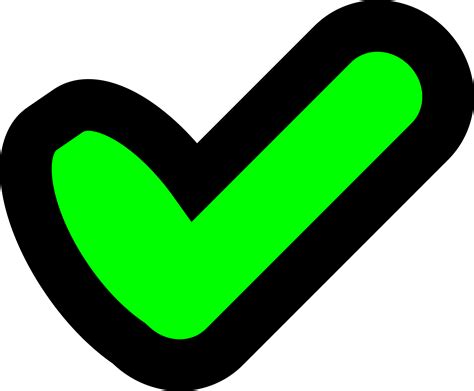 Clipart - tick