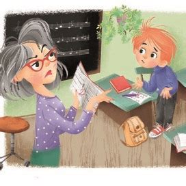 Иллюстрация Двойка в дневнике в стиле графика | Illustrators.ru