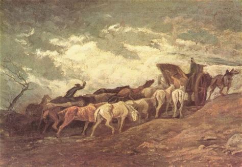 Horse drawn - Honore Daumier - WikiArt.org