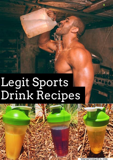 Legit Sports Drink Recipes You Have to Try | That Green Lyfe