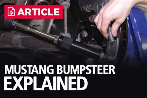 Mustang Bump Steer Correction Explained - LMR.com