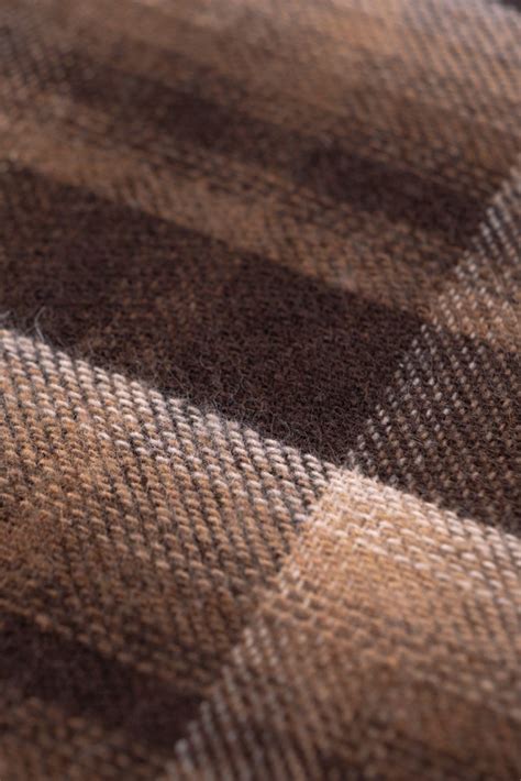 Brown-beige checkered fabric