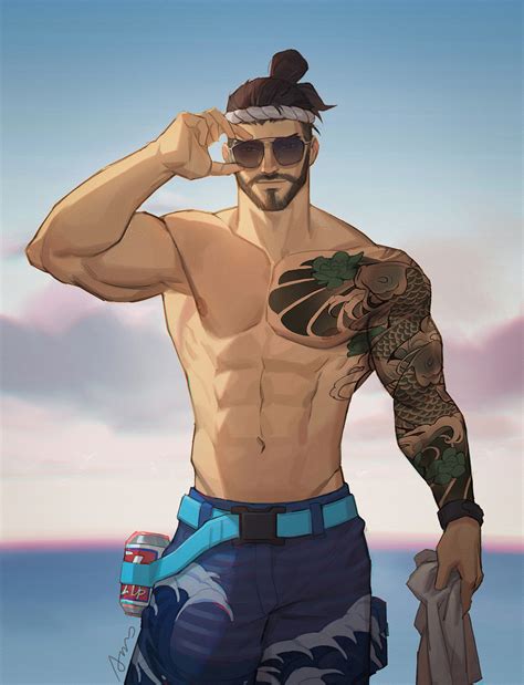 ArtStation - The Overwatch Summer Games Hanzo