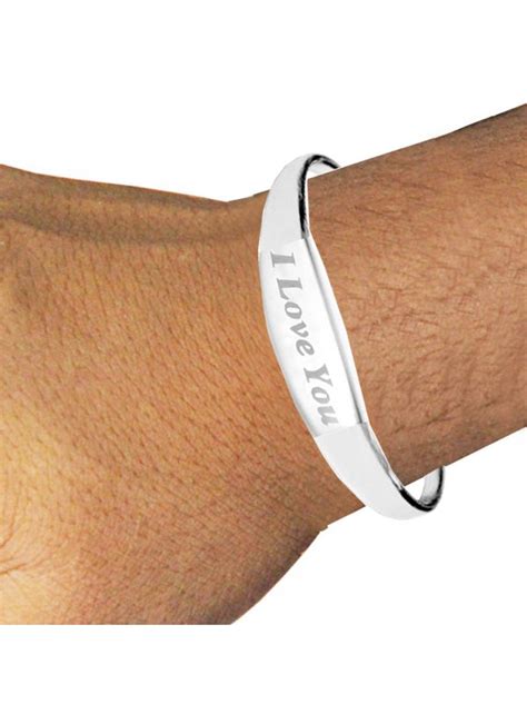 Buy Online Silver Adjustable Fashion Love Kada | jewellery for men ...