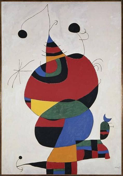 Andrei Osipov — afroui: Joan Miro | Woman, Bird and a Bird 1966