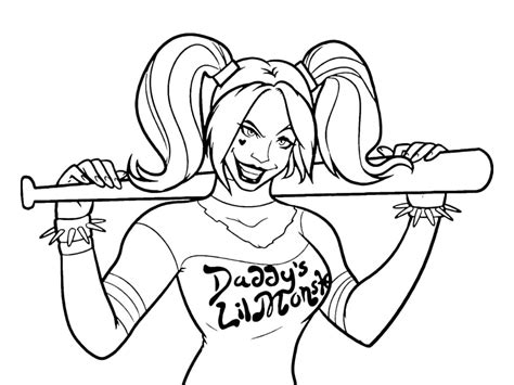 Coloriage Harley Quinn. Imprimez gratuitement, les meilleures images ...