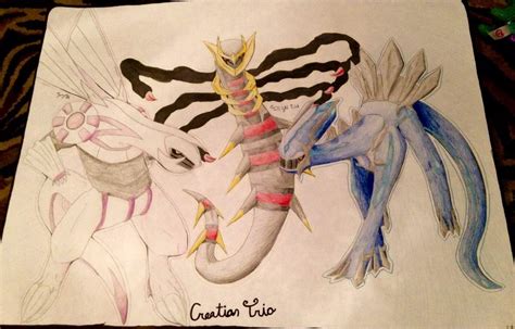 [MY ART] Creation Trio | Pokémon Amino