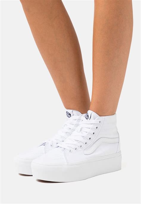 Vans SK8-HI TAPERED STACKFORM - High-top trainers - true white/white ...
