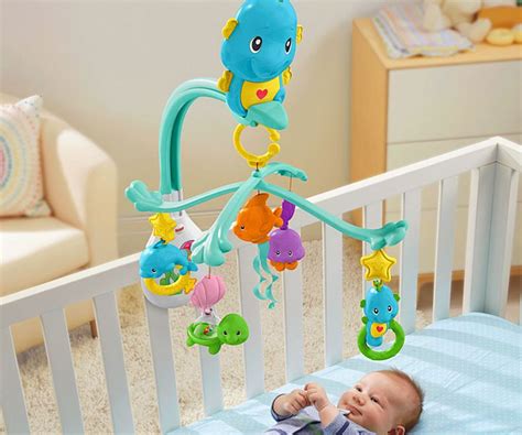 Музикална въртележка за легло Fisher Price, морско конче | КОМСЕД