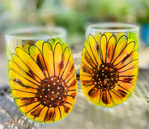 Floral | Leslie Hand Painted Glass