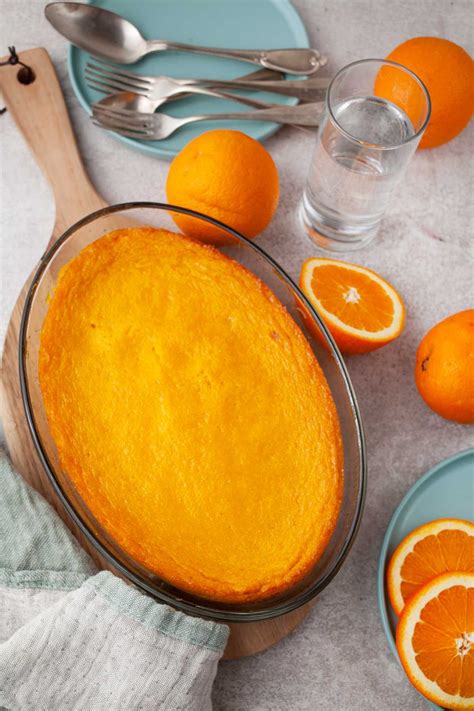 lemon cake with lemon pudding 8