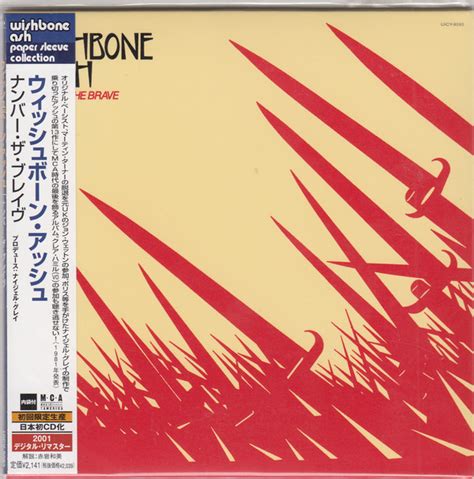 wishbone ash number  brave  cd discogs