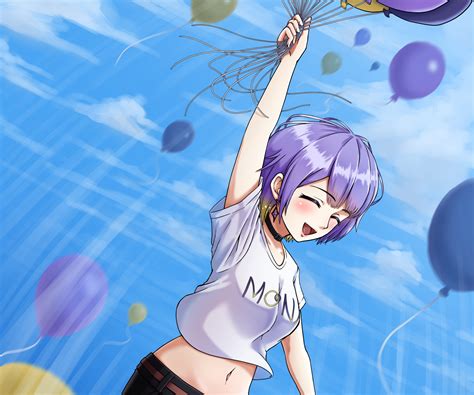 Download Hololive Moona Hoshinova Anime Virtual Youtuber HD Wallpaper