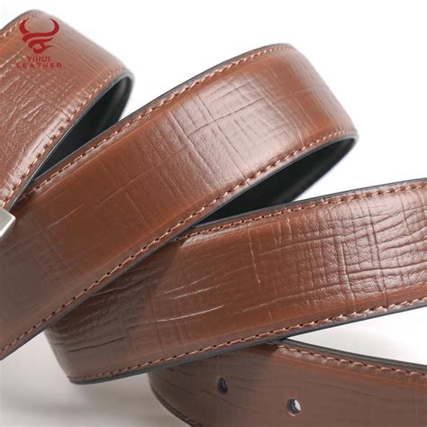 mens genuine leather reversible belt classic versatile