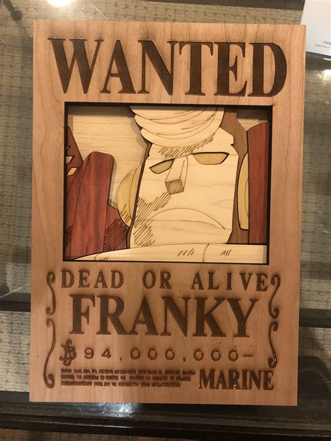 One Piece Wanted Posters Franky