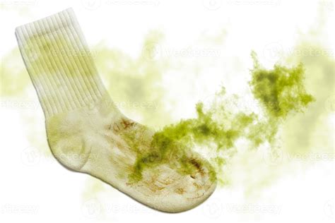 Smelly dirty sock on white background 16288791 Stock Photo at Vecteezy