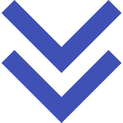 Down chevron Generic Flat icon