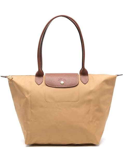longchamp yellow tote bags  brown modesens
