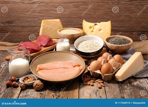 ingredient high  protein stock photo image  cereal
