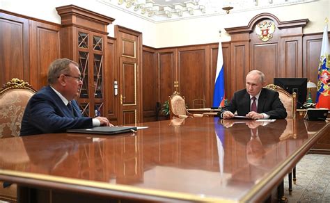 Встреча с главой ВТБ Андреем Костиным • Президент России